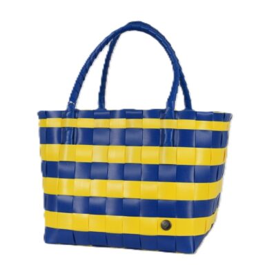 Spirit Cobalt Blue/Sunshine Yellow Stripes Recycled Tote
