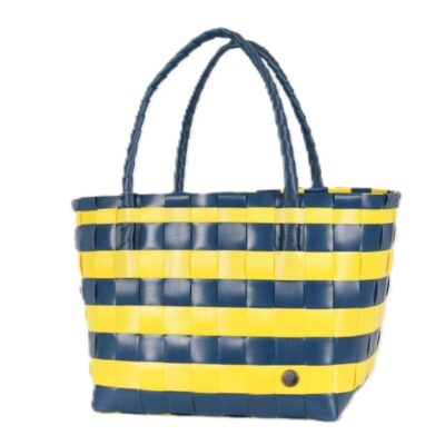 Spirit Ocean Blue/Sunshine Yellow Stripes Recycled Tote