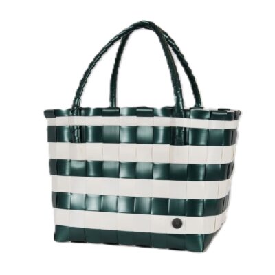 Spirit Green/White Stripes Recycled Tote Bag