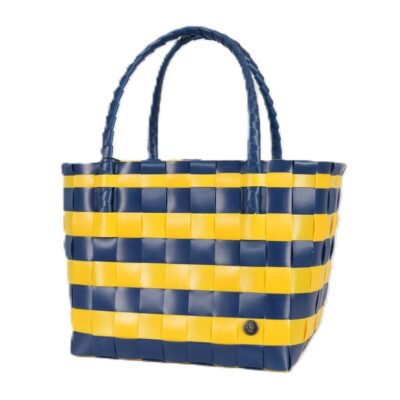 Spirit Blue/Maize Stripes Recycled Tote Bag