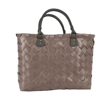 Saint-Tropez Woven XL Travel Bag Stone Brown