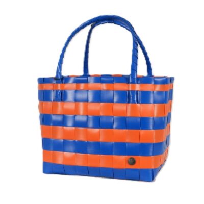 Spirit Cobalt Blue/Orange Stripes Recycled Tote