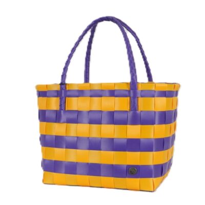 Spirit Purple/Yellow Stripes Recycled Tote
