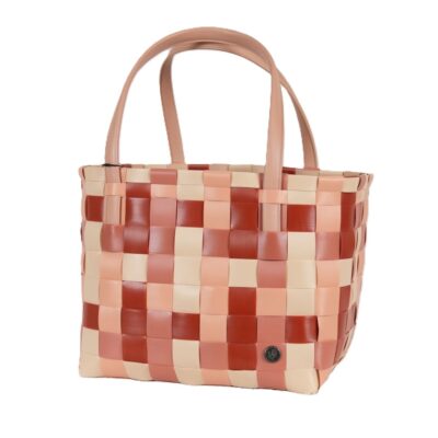 Color Block Apricot Blush Mix Recycled Tote