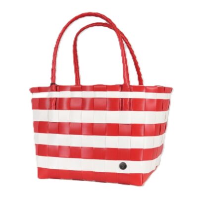 Spirit Chili Red/White Stripes Recycled Tote