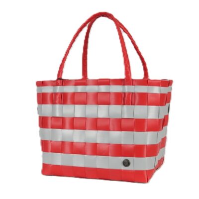 Spirit Chili Red/Elephant Stripes Recycled Tote