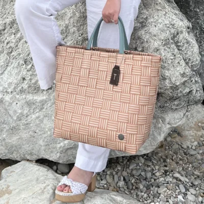 HB Add Ons Leatherette Initials – Brown/Gold