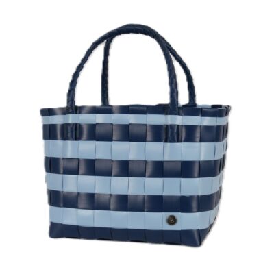 Spirit Dark Blue/Faded Blue Stripes Recycled Tote