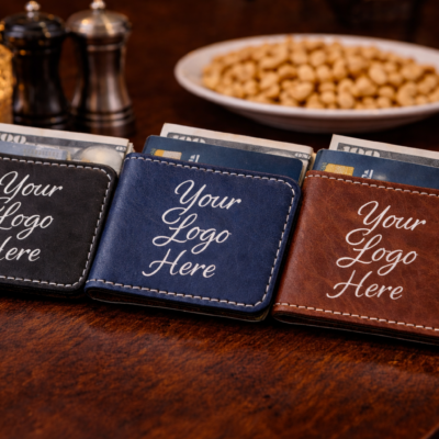 Custom Leatherette Money Clip