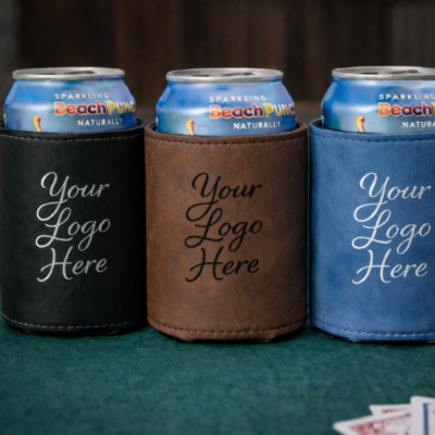 Custom Leatherette Can Holder