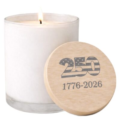 America's 250th 14oz Hand Poured Soy Candle Glass Jar