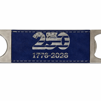 America's 250th Leatherette & Stainless Steel Bottle Opener