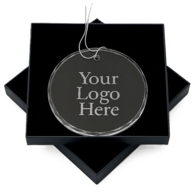 Custom Beveled Glass Ornament