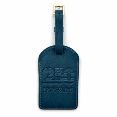 America's 250th Leather Luggage Tag