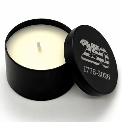 America's 250th 7oz  Hand Poured Soy Candle Tin