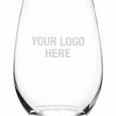 Custom Crystal Stemless Wine Glass