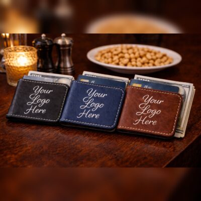 Custom Leatherette Money Clip